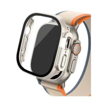 Imagem de Capa Para Apple Watch Ultra 2 De 49mm Com Protetor De Tela De Vidro Te