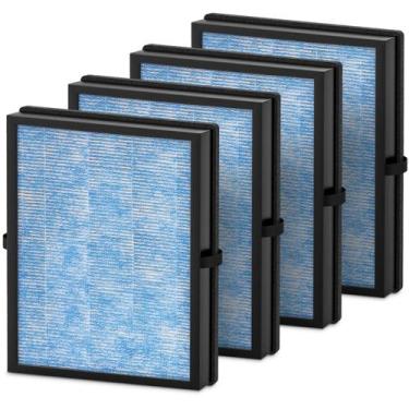 Imagem de Filtros purificadores de ar JORAIR MK04, pacote com 4 unidades HEPA, s