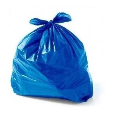 Imagem de Saco De Lixo Plástico Azul 40 Litros Com 100 Unidades - Higipack