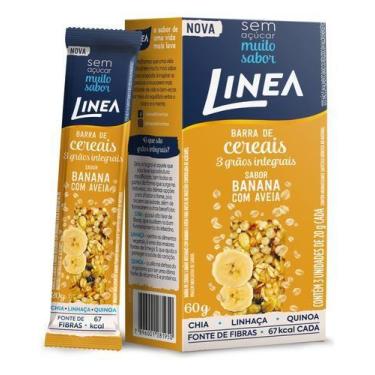 Imagem de Barra De Cereais Banana Com Aveia Diet Linea 3un De 20g