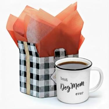 Imagem de MAINEVENT Caneca Best Dog Mum Ever de 325 ml, caneca de café para mãe de cachorro, presente para amantes de café para mulheres