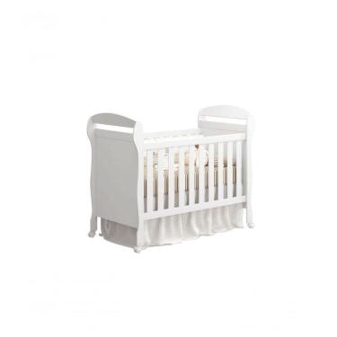 Imagem de Berço Americano Provençal Danny Branco Brilho - Moveisaqui