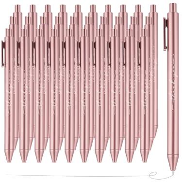 Imagem de Dispowreath 100 canetas de agradecimento, lindas canetas esferográficas multicoloridas para servidores, presentes de agradecimento de funcionários de Natal, para enfermeiras, escritório, colegas de