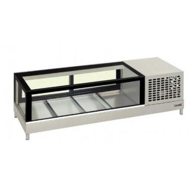 Imagem de Vitrine Refrigerada Inox Fritomaq 5 Bandejas 126cm, 220V