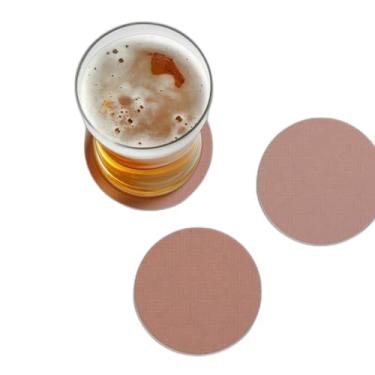 Imagem de Porta Copos Com Ilustração Personalizada Fotografia Parede de Tijolos - Tamanho 9x9 cm