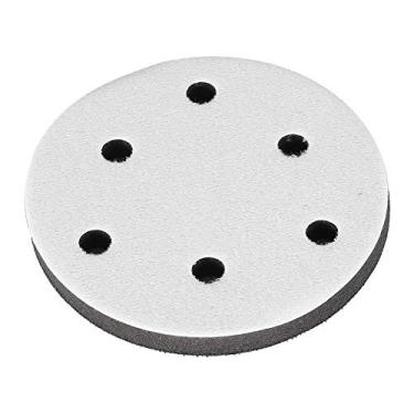Imagem de SPYMINNPOO Almofadas de Lixa de Espuma de 4,9 Polegadas, Material de Esponja Premium Com Suporte de Gancho e Laço de 5 Furos para Lixadeira Orbital, Almofada de Redução de Ruído Antivibração para