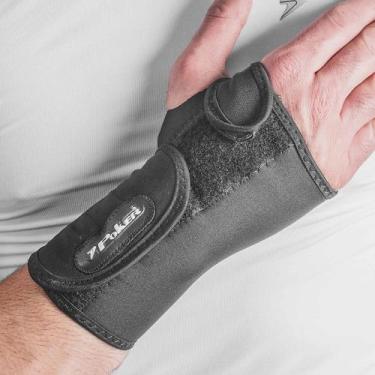 Imagem de Munhequeira Poker Com Tala Neoprene - Preto, Único