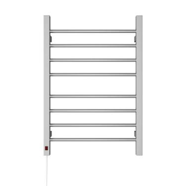 Imagem de Toalheiro Térmico 2 Toalhas Circolare Due Cinza 220 Esquerdo - Casuli