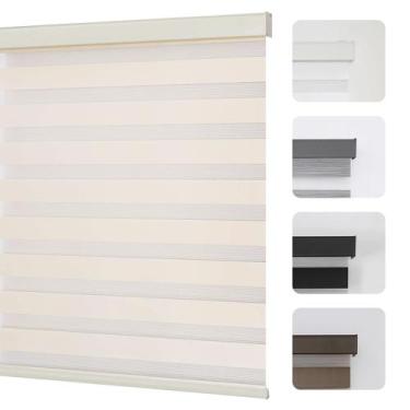 Imagem de Persianas Zebra Joydeco Cordless Light Control 50x120cm bege
