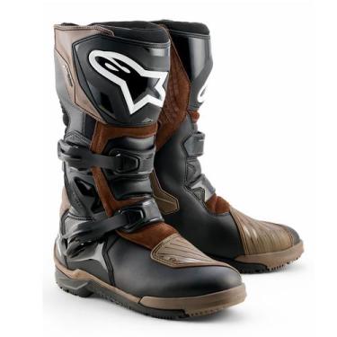 Imagem de Bota Alpinestars Corozal V2 Adventure Drystar Preto e Marrom, 43