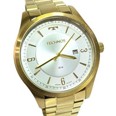 Imagem de Relógio Technos Masculino Analógico Steel 2117LBRS/4K, Dourado