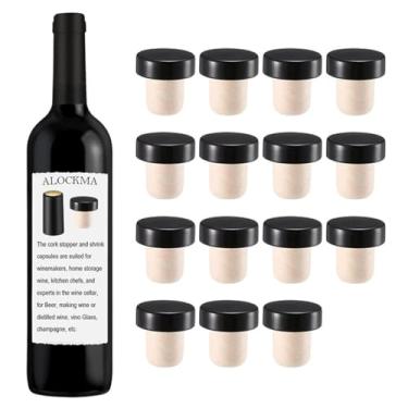 Imagem de Rolhas de garrafa em forma de T, pacotes com 24 fechos reutilizáveis para recipientes de bebidas