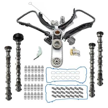 Imagem de Kit de elevação de braço de balancim de eixo de cames 3,6 kit de corrente de distribuição adequado para Jeep Chrysler 200 300 Pentastar Dodge Grand Cherokee Wrangler Durango Charger Ram 1500 3.6L V6