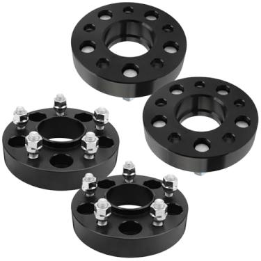 Imagem de IRONTEK Espaçadores de roda de 5 x 120,65 mm compatíveis com Cadillac Eldorado 1979-1985, para Cadillac XLR 2004-2009, para Chevrolet Corvette 1984-2019, passo de rosca forjado de 3.2 cm M12x1.5 furo