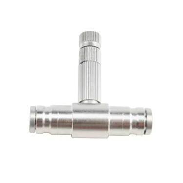 Imagem de 10 bocais de pulverização de alta pressão, bocal de bruma de latão, com filtro, interface de 1/10.2 cm, conector rápido, junta reta, rosca 10-24UNC (3/40.6 cm) (0,8 mm)