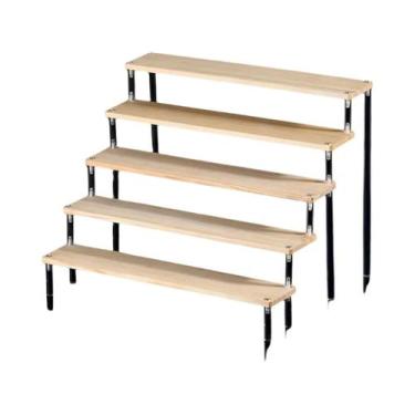 Imagem de Suporte Expositor Multifuncional Transparente De Madeira Para Perfumes