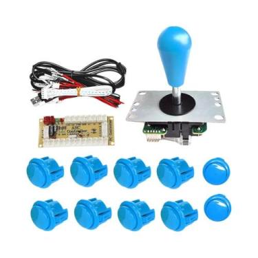 Imagem de Kit De Joystick Para Arcade DIY, Controlador USB, Joystick De 8 Direçõ