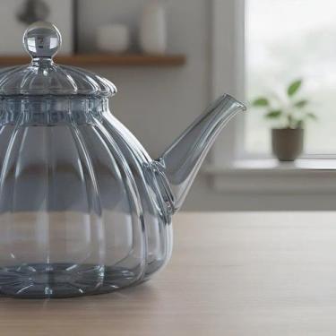 Imagem de chaleira de Vidro classico Luxo com Difusor de Inox - 1000ml & 800ml -