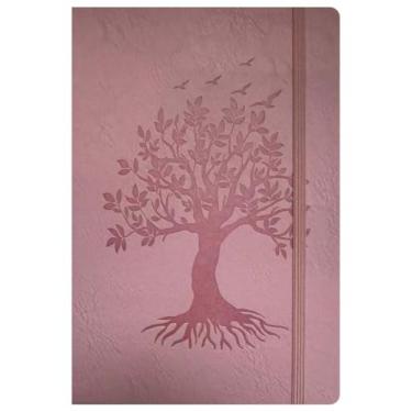 Imagem de ZXHQ Livro de senhas com abas coloridas do alfabeto A – Z gradiente, livro espiral para guardar senhas, endereço de Internet de 21,6 x 14 cm e organizador de senha de login - Rosa