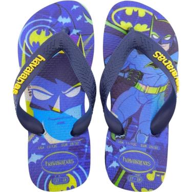 Imagem de Chinelo Dedo Infantil Menino Casual Dia a Dia Passeio Escola Praia Heróis Havaianas Kids Top Warner-Masculino