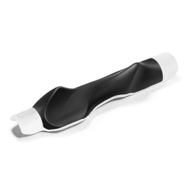 Imagem de Corretor de mão de adestrador de golfe ajustável auxílio de aderência de taco de golfe para iniciantes, ferramenta de treinamento de swing de prática para golfistas de mão direita e esquerda, branco