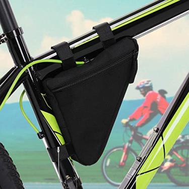 Imagem de Pochete para Quadro de Tubo Sela Frontal Bicicleta Ciclismo Triangle Suporte Bolsa