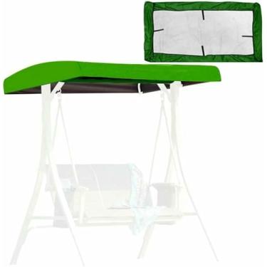 Imagem de Cobertura De Substituição De Dossel De Balanço, Dossel De Substituição Universal À Prova D'água À Prova De Vento De 2 3 Lugares Para Cobertura De Cadeira De Balanço De Jardim, Cobertura De Rede De Pát