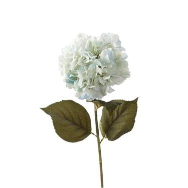 Imagem de Flores artificiais para decoração, flores artificiais, hortênsia, casa, escritório, casamento, bonsai artificial, arranjo de flores, plantas e flores artificiais