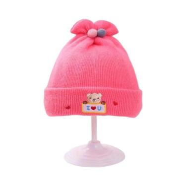 Imagem de Gorro De Lã Tricotado Unissex Para Bebês Recém-Nascidos, Chapéu Macio 