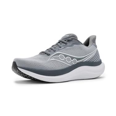 Imagem de Saucony Tênis de corrida masculino Triumph 23, Pederneira/Carbono, 41