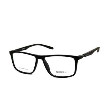 Imagem de Armação De Óculos Speedo Haste 360 Sp6125i A11 Preto Fosco-Masculino