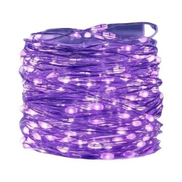 Imagem de Luzes De Cordão LED Alimentadas Por Bateria Com Fio De Cobre 10 20 30 