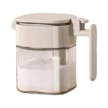 Imagem de Pote De Vidro Hermético Para Temperos, À Prova De Umidade E Vazamento,