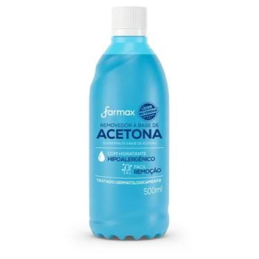 Imagem de Removedor De Esmalte Solução À Base De Acetona Farmax 500ml