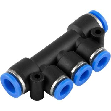 Imagem de Conexão Rápida Tipo T De Redução, Com 2 Entradas De 8,0 Mm E 3 Entradas De 6,0 Mm, Vonder Ostenvonder