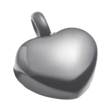 Imagem de Colar Pequeno De Aço Inoxidável Em Formato De Coração Para Cinzas - Pi