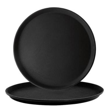 Imagem de Bandeja Antiderrapante para Garçom 40cm 2 Unidades - KeHome