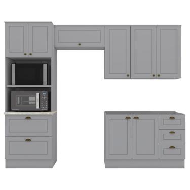Imagem de Cozinha Modulada 4 Pecas 272 Cm Ce373 Americana  Henn