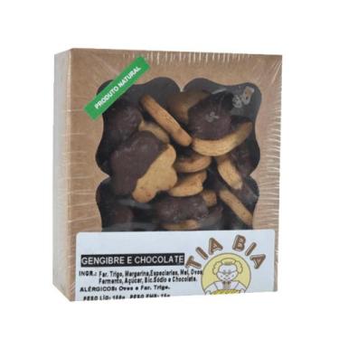 Imagem de Biscoito Gengibre com Chocolate Tia Bia  150g