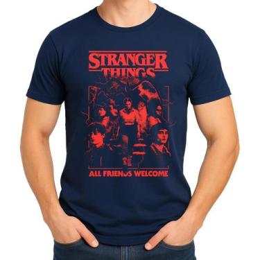 Imagem de Camisa Camiseta de Algodão Masculina Feminina Unissex Série Stranger T