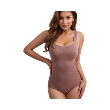 Imagem de Modelador Corporal Feminino Sem Costura Tamanho Grande, Corselete Redu