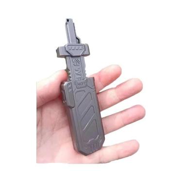 Imagem de Fidget Spinner Mecânico EDC Preto Com Cartão De Empurrar, Brinquedo Pa