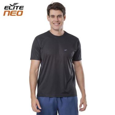 Imagem de Camiseta Gola Careca 100% Poliéster com Detalhes Laterais - Elite, Pre