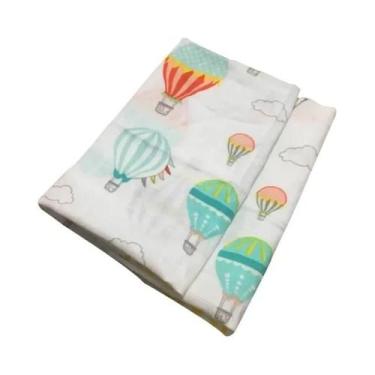 Imagem de Toalha De Algodão Muslin Para Bebê 58x58cm, Toalha De Banho, Lenço Par