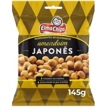 Imagem de Kit 5 Salgadinho Elma Chips Ovinhos De Amendoim Japonês 145gr