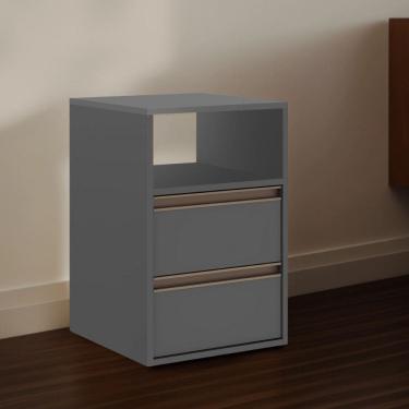 Imagem de Mesa de Cabeceira 2 Gavetas em MDF Select Belmax