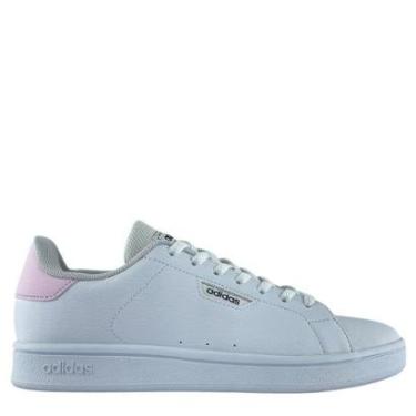 Imagem de Tênis Adidas Feminino Urban Court Branco Rosa IF4092-Feminino