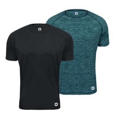 Imagem de Kit 2 Camisa Térmica Masculina Proteção Solar Segunda Pele Uv-Masculino