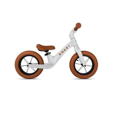 Imagem de Bicicleta sem Pedal de Equilibrio Colli Pitukinha Aro 12 Branco Infant