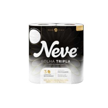 Imagem de Papel Higiênico Folha Tripla 20m com 4 rolos Neve